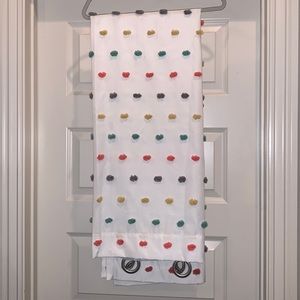 Window curtains 63 inches long. 2 panels.